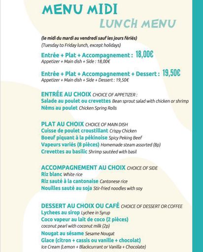 Image de Menu midi